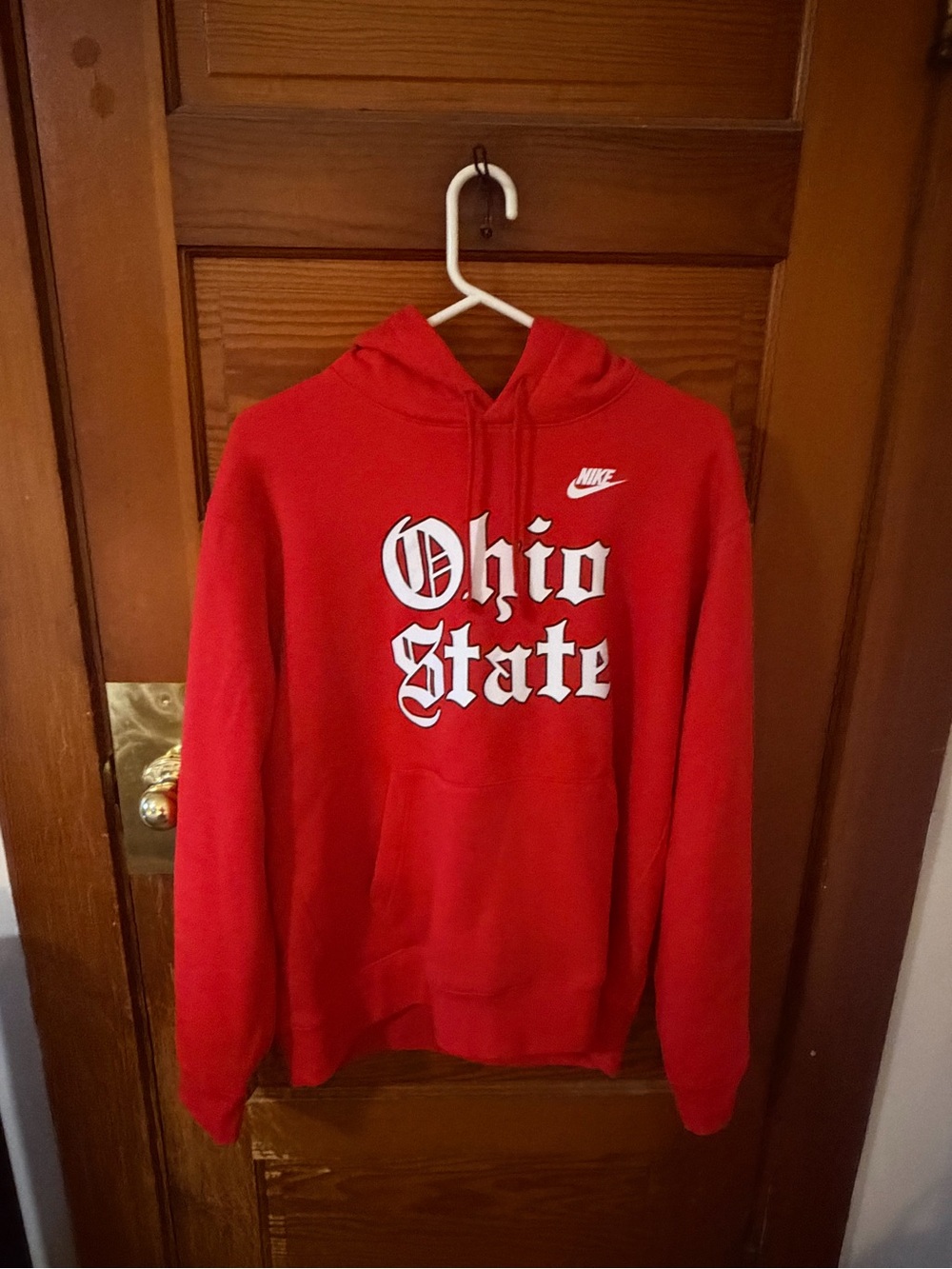 Nike Red Ohio State Zip-Up Sweatshirt